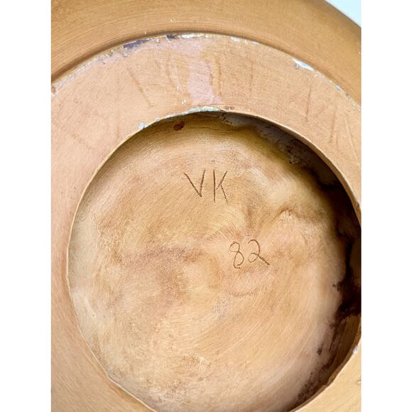 Byron Molds 3D Ceramic Wall Hanging Plate – Vintage 1980 Cottagecore Farm Scene - Picture 9 of 10